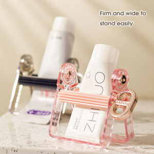 Toothpaste Squeezer Hair Color Dye Cosmetic Paint Squeezer Rolling Squeezer Lazy Toothpaste Dispenser Bathroom Accessories Set