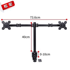 2จอ ขาตั้งจอคอม หมุนจอ 14-27 ปรับระดับ สำหรับประเภทตามต้องการ