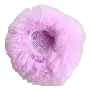 Quality Soft Artifical Furry Windshield Muff For Q8 Lapel Mics Ensures Clear Sound In Outdoor Environment Mics Cover