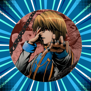 Anime Button Pin Badge 58mm Naruto One Piece HunterX Fairytail cowboy bebop and more