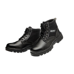 Size 37-46 Mens Fashion Boots Anti Impact High Top Leather Shoes Lightweight and Breathable Shoes