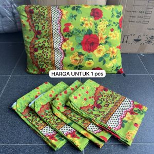 Sarung Bantal Resleting bahan Katun