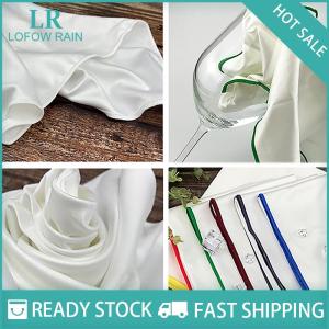 LF Wholesale✨Flash Sale ✨ ผ้าทำความสะอาดสำหรับเช็ดแก้วไวน์แดงเช็ดกระจกโดยไม่ทิ้งรอยใดๆถ้วยผ้าเช็ดผ้าทำความสะอาด