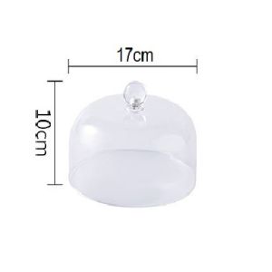 Acrylic Dome Cover Cake Cover Pastry and Cake Plate Cover Kitch Kek Stand Penutup