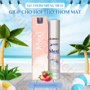 Xịt Thơm Miệng MEXI Quyên Lara 12ml Cho Hơi Thở Thơm Mát - HÀNG CHÍNH HÃNG