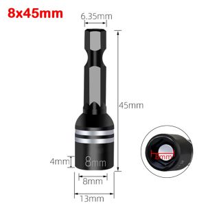 ZENO 8mm ic Nut Screwdriver DIY Anti-slip Socket Bit Durable Socket Wrench for Power Drills Drivers Socket Kit