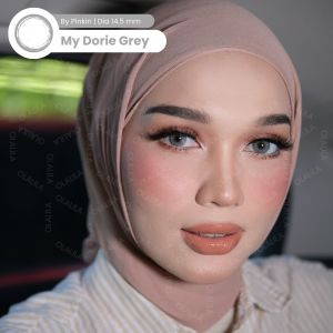 COD SOFTLENS MY DORIE GREY 14.5MM BY PINKIN NORMAL DAN MINUS