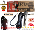 ORIGINAL NEW! KS-5000 Platinum  Wired Microphone (10Meters)Heavy Duty, Reliable and High Performance ✅100% Original Platinum Karaoke KS-5000 High-End Dynamic Wired Mic. 
