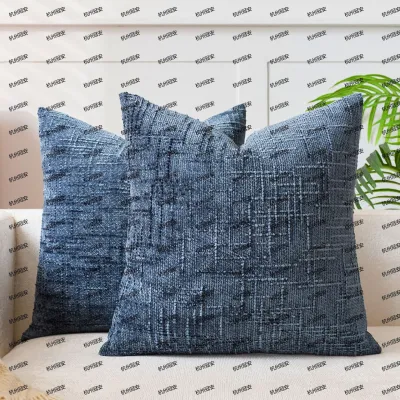 30x50cm/40x40cm/45x45cm/50x50cm/60x60cm Chenille Coarse Yarn Cushion Cover Bamboo Textured Solid Color Throw Pillow Case For Bedroom Sofa Home Decorative