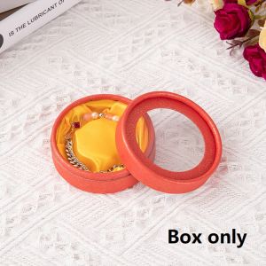 Kotak simpan barang kemas bulat warna-warni sesuai hadiah｜Jewelry Gift Box Bracelet Box Multi Color Jewelry Storage Fla