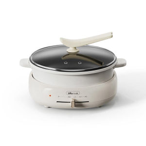Bear electric hot pot with large capacity upgrade anti-scalding detachable and washable cooking pot handle hot pot utensils