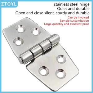 ZTOYL  304 Stainless Steel High Quality Flat Hinge Distribution Box Control Cabinet Windows Hinge Wooden Box Yacht Parts Mini Hinge