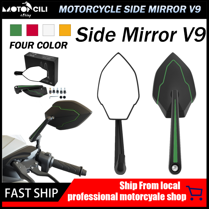 Street%20King%20Side%20Mirror%20V9%20%20honda%20%20YAMAHA%20For%20Motorcycle%20Explosion-Proof%20Anti%20Dazzling%20Lens%20UNIVERSAL%20-%20Image%202