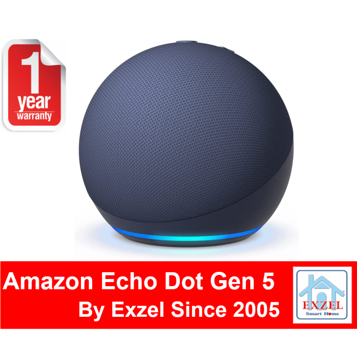 Echo Dot 5 (5th Gen) 2022 Release - Fast 1 Day Ship from Bangkok Stock  Amazon Alexa Voice Assistant Smart Speaker ลำโพงอัจฉริยะ by Amazon