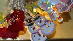 New Arrival Christmas LED String Lights with Snowman Decorative Tree Festive Add-On for Holiday Decorations