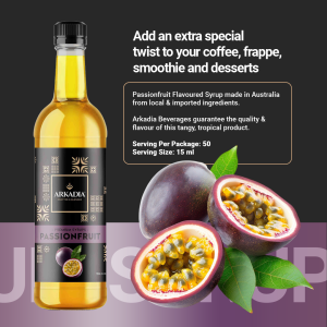 Arkadia Passion Fruit Premium Syrup 750ml