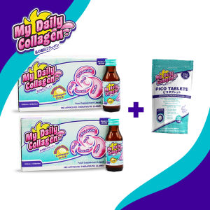 My Daily Collagen Drink 100ml x 20 bottles + Pico Tablets 1 Pouch (120 tablets) - Collagen for skin anti-aging