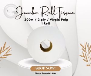 Jumbo Roll Tissue High Quality [1 Roll] (200M)
