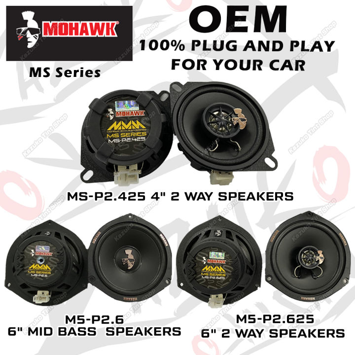 100% Original MOHAWK MS Series Plug & Play Speaker Car Kereta Speaker 6 ...