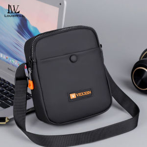 LouisWill Men Fashion Shoulder Bags Sling Chest Bag Cross Body Bags Messenger Bag Waterproof Cross Body Bag Large Capacity Sling Bags Simple Student Teenager Bag
