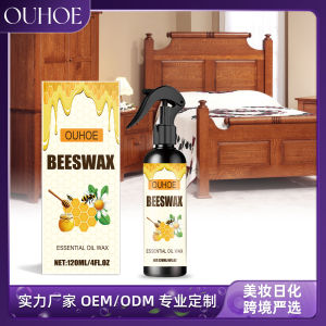 ขี้ผึ้งขัดเฟอร์นิเจอร์ไม้AMELIE&OUHOE สเปรย์ขี้ผึ้งเฟอร์นิเจอร์ + มันบำรุงเฟอร์นิเจอร์และปูพื้น ขัดมันป้องกันฝุ่น ป้องกันแห้งแตกและขีดข่วน ตรีดใหม่