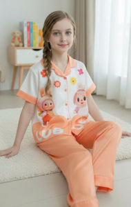Đồ Bộ Trẻ Em Pijama Vải Lụa Cao Cấp Mềm Mại Mịn Mát Không Bị Xù Lông Ngắn Tay Từ 10-55kg
