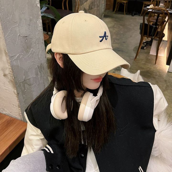 XANTHE Casual Trendy Girls Cotton Outdoor Female Korean Style Cap Letter A  Baseball Cap Visors Cap Snapback Hat