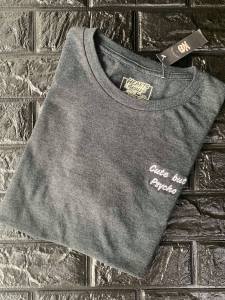 CUTE BUT PSYCHO EMBROIDERED SHIRT streetwear cotton apparel cotton fashion shirt casual shirt