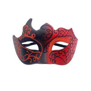 MMLUCK Cá tính nạ đạo cụ nạ nửa Đạo cụ chụp ảnh Đạo cụ trang phục lễ hội Đồ dùng tiệc vũ hội nạ Venice nạ Halloween Đạo cụ hóa trang Tiệc nạ lấp lánh