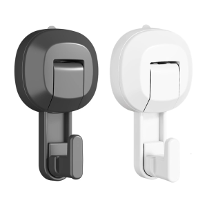 ชั้นวางของถ้วยดูดสุญญากาศ ABS ใช้งานได้จริงตะขอแขวนติดผนังสะดวกและทนทานตะขอติดผนังการจัดห้องครัว