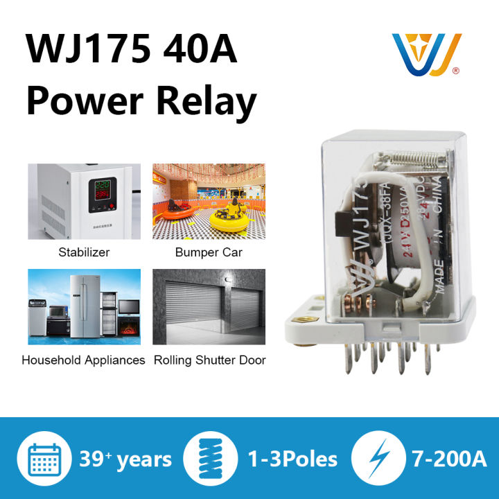 Accessori Elettronici JQX-38F 40A DC 24V Rel&egrave; Di Potenza Tensione