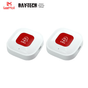 🔥ส่งไวจากไทย🔥DAYTECH Tuya สมาร์ท WiFi ขอความช่วยเหลือปุ่มตกใจตัวแจ้งเตือนแบตเตอรี่ในตัวสำหรับผู้สูงอายุ/สตรีมีครรภ์/เด็กแอปชาร์จด้วย USB BT010