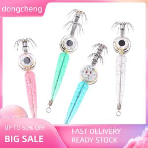 dongcheng FIshing Lures Light LED Deep Sea Glowing Luminous Cuttlefish Squid Jig Hook Tackle Tool For Sea Fishing Feeder Fishing Accessory