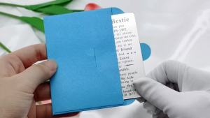 Laluminter Best Friend Card - to My Bestie Card - Soul Sister Gifts - Happy Birthday Friend Wallet Card - Friendship Gifts for Women - Galentines Day Cards - Sibling Gift Female