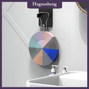 [huguosheng] ที่ใส่หวีแขวนผนังในห้องน้ำที่แขวนหวีจัดระเบียบที่หนีบผมที่วางหวีพลาสติกแบบสร้างสรรค์