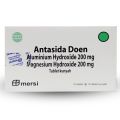 Antasida Doen Tablet - Obat Maag / Asam Lambung / Perut Kembung / Nyeri Ulu Hati / Mual Muntah / Nyeri Lambung Yang Disebabkan Oleh Kelebihan Asam Lambung (Box 100 Tablet). 