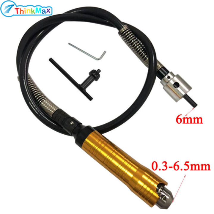 Flex Shaft Rotary Tool Attachment Engraver Flexible Shaft 0.24 Inch/6MM