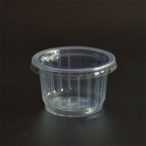 50Pcs Dessert Cup With Lid 4oz Clear Disposable Pudding Cup Yogurt Cup Ice Cream Cup