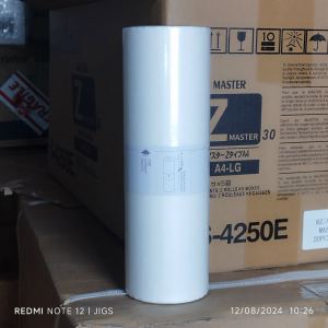 MASTER A4-LEGAL Z Master S ONE ROLL (1) S4250/S2632 (S-4250/S-2632) Compatible RISOs (BOX NOT INCLUDED)