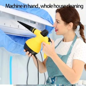 J9YXDU Non-slip Handle Handheld Steam Cleaner Portable Plastic High Pressure Steam Cleaner Car Cleaning Tools Stain Removal Steam Mop Kitchen Cleaning