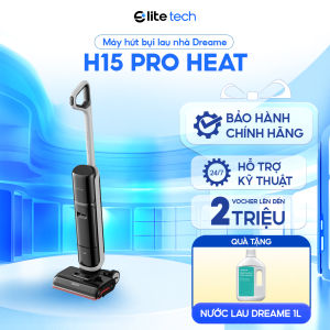 Máy Hút Bụi Lau Nhà Dreame H15 Pro Heat | Hút Khô Ướt 22.000Pa Ngả Phẳng Lau Nước Nóng Tự Giặt Sấy