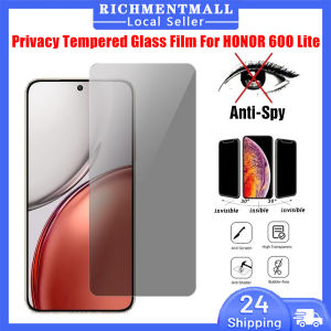 【🔥SG🔥】RICHMENTMALL Privacy Tempered Glass Film For HONOR 600 Lite Anti-spy Clear Tempered Glass Screen Protector For HONOR 600 Lite