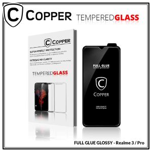 Realme 3 Pro - COPPER Tempered Glass FULL GLUE PREMIUM GLOSSY