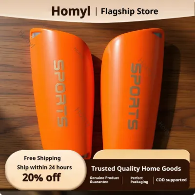 Homyl Insert Type Football Shin Guard Sock Thickened Soccer Shin Guard Sleeve Professional Sports Protection Anti-Collision for Students Kids Adolescent Training Match