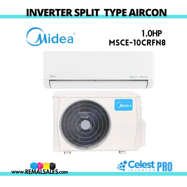 MIDEA MSCE-10CRFN8 Celest Inverter Split Type Aircon
