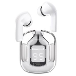 DAILYSKIN - TWS A31 Headset Bluetooth Tanpa Kabel 5.3 LED Display Transparan Hifi Sound Earphone