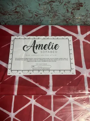 Amelie Uratex Sofa Bed Single Size Red