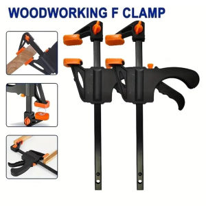 4 inches Quick Ratchet Release Speed Squeeze Wood Working Bar Clamp Angle right Clip Grip Clamp DIY Hand Woodworking Tools