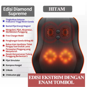 KADAIE Pijat Bahu Dan Tulang Belakang Leher Multifungsi Bantal Pijat Leher Punggung Portable Car And Home Alat Pijat Punggung Elektrik