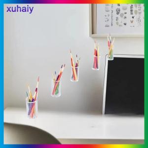 xuhaiy 6 cái Nhà búp bê học tập cảnh phụ kiện 1:12 Dollhouse thu nhỏ bút nhỏ giữ cốc với bút chì màu